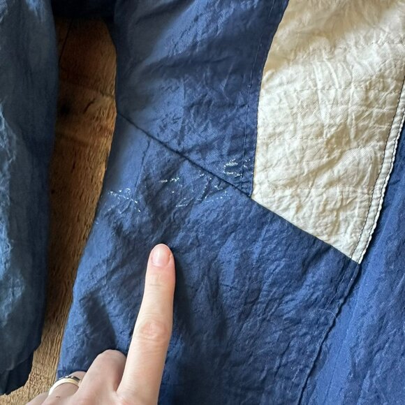 Match 1 Men's Size XL Vintage Michigan Wolverines Puffer Coat Quarter Zip - Picture 8 of 13